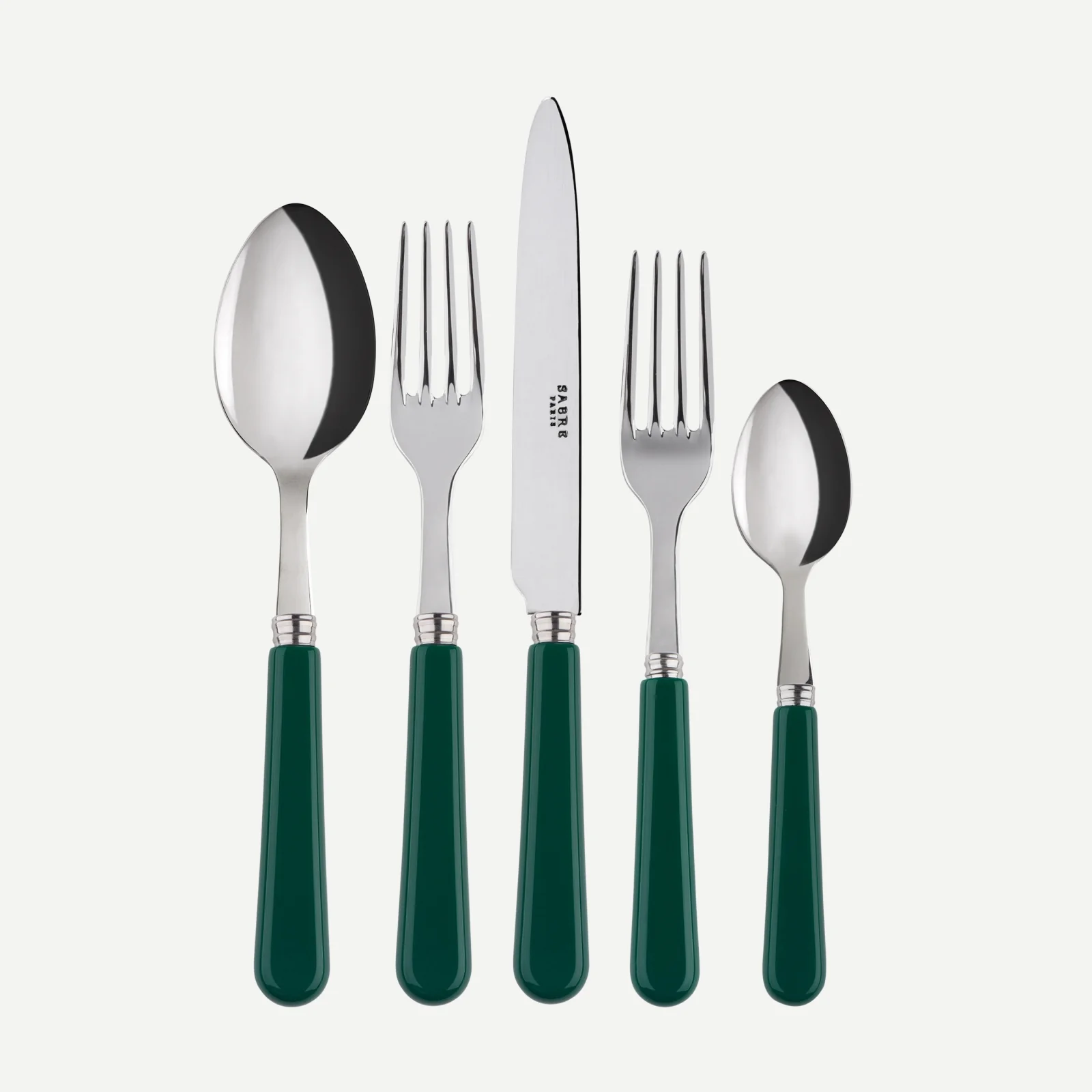Pop, Vert - Set de 5 couverts de table